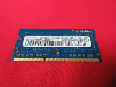 ORIGINAL RAMAXEL 4GB PC3L RAM MEMORY RMT3170MN68F9F-1600