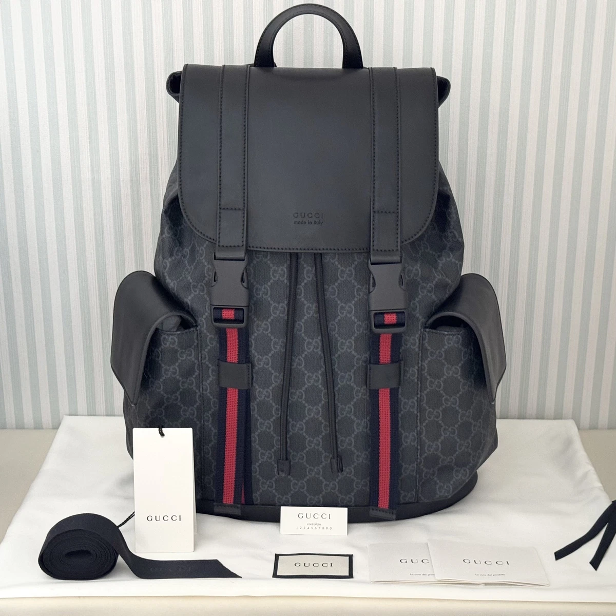 Gucci Backpack Black Bags for Men for sale | eBay