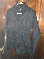 Champion C9 Black Zip Up Lightweight Active Anorak Jacket. Size XS