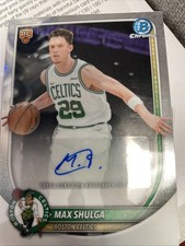 2025/2026 Bowman Chrome Basketball: Max Shulga Rookie Autograph