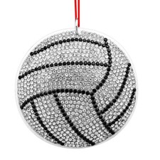 Fibre Volleyball Ornament Christmas Tree Sports Holiday Decoration NEW