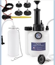 3L Brake Fluid Bleeder Kit w/ 1L Catch Bottle, Pressure Brake Bleeding Tool, ...