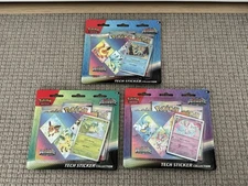 Pokémon Scarlet & Violet Prismatic Evolutions Tech Sticker Collection full set