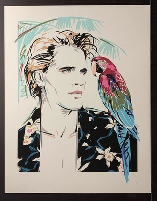 Dennis Mukai Limited Edition Serigraph Hand Signed Numbered Print  Paradise 