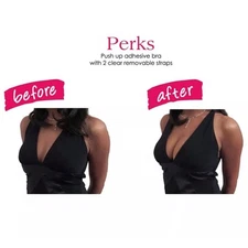 Pure Style Girlfriends Perks Push-Up Adhesive Bra