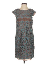 Suzi Chin for Maggy Boutique Women Green Cocktail Dress 4