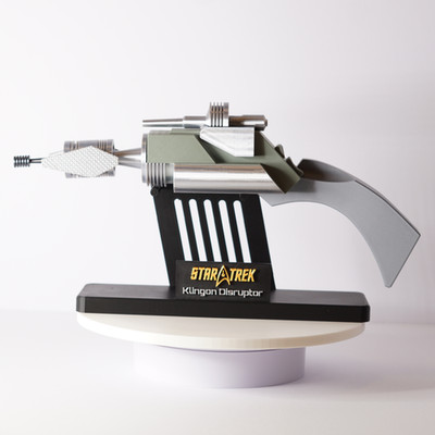 Star Trek The Original Series Klingon Disruptor 3D Printed Cosplay or Display