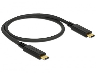 Delock USB 3.1 Gen 2 (10 Gbps) Kabel Type-C zu Type-C, E-Marker, Ausgangsstromst