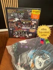 KISS Unmasked 45th Anniversary Picture Disc + Unmasked Zip Hoodie LARGE LE /500