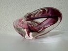 David Goldhagen VINTAGE Pink Art Glass 9” Sculpture Paperweight SIGNED/DATED 94 — photo 9