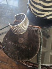 John Hardy Sterling Silver Cuff Bracelet/ Gold Accents Worn 2-3 Times No Issues