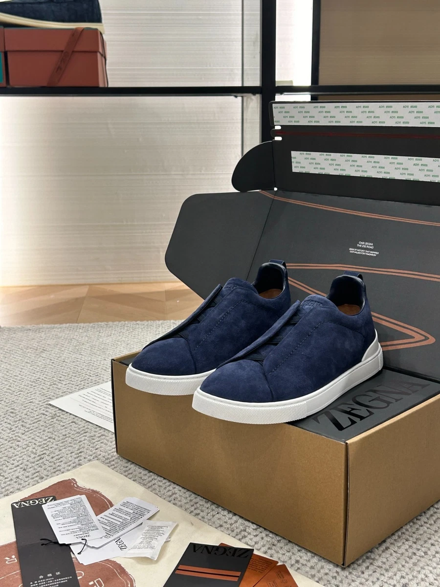 Blue Casual Shoes Ermenegildo Zegna for Men for sale | eBay