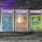 Pokemon Celebrations Charizard 4/102, Blastoise 2/102, Venusaur 15/102, PSA 10