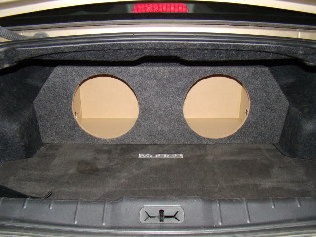 2008-2012 Chevrolet MALIBU Sub Box Subwoofer Enclosure by