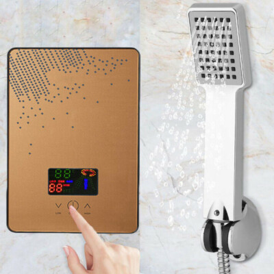 110V Gold Water Heater, 4500W Instant Water Heater, Electric Water Heater 0.6Mpa