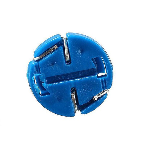 10x Blue T4.7 Car Dashboard Bulbs Dash Climate Control Instrument Base LED Light - Picture 12 of 12