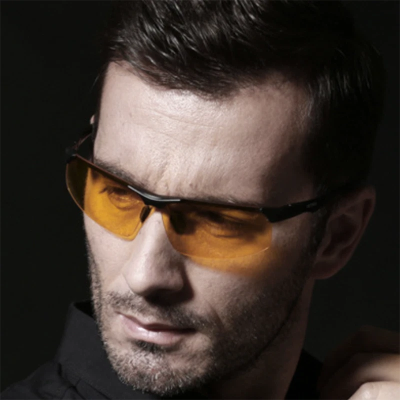 Men Women Aluminum Polarized Sunglasses Half Frame Fashion Glasses UV400 New - Image 4 of 4