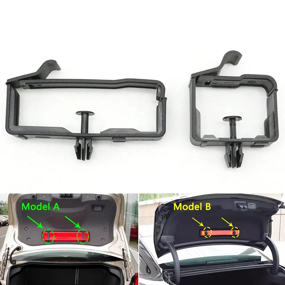 1PC For Volvo S40 V50 S60L S80 Warning Triangle Anchor Mount Bracket Fixed Clip Foto 2 de 4