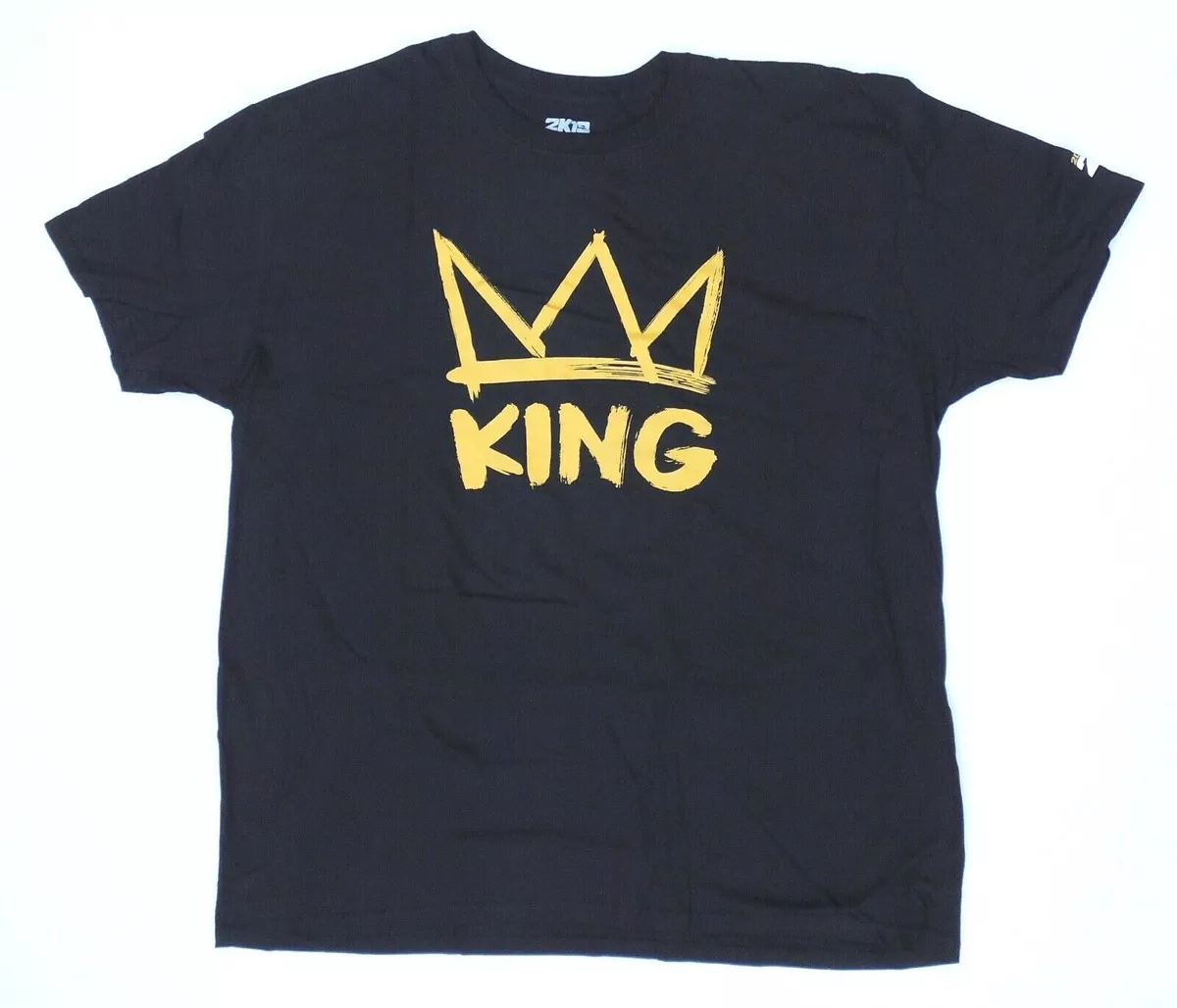 20th anniversary edition mens NBA 2K19 king Lebron James crown T