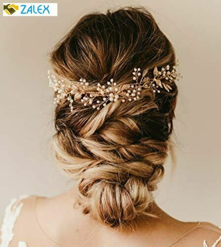 Artisan Handmade Multi colored Leather Petal Hair Comb Artisan Handmade Brownish metallic color Leather Petal Hair  main image 3