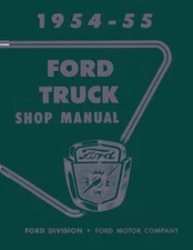 1954 1955 Ford Truck Shop Service Repair Manual Book Engine Drivetrain Wiring OE