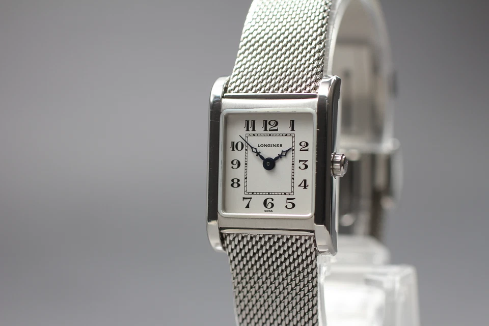 [ w/Paper ] Longines L5.173.4 Silver Dial 18mm Quartz Ladies Watch From JAPAN