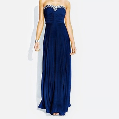 royal navy blue dress