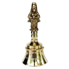 Brass Pooja Bell Traditional Temple Home Decoration Religious And Spiritual Item