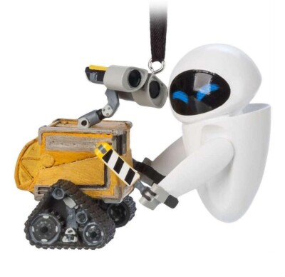 Disney Ornament Sketchbook 2021 Wall*e & EVE Holding Hands