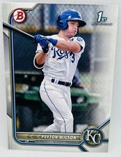 2022 Bowman Baseball 1st Peyton Wilson Kansas City Royals #BP-85
