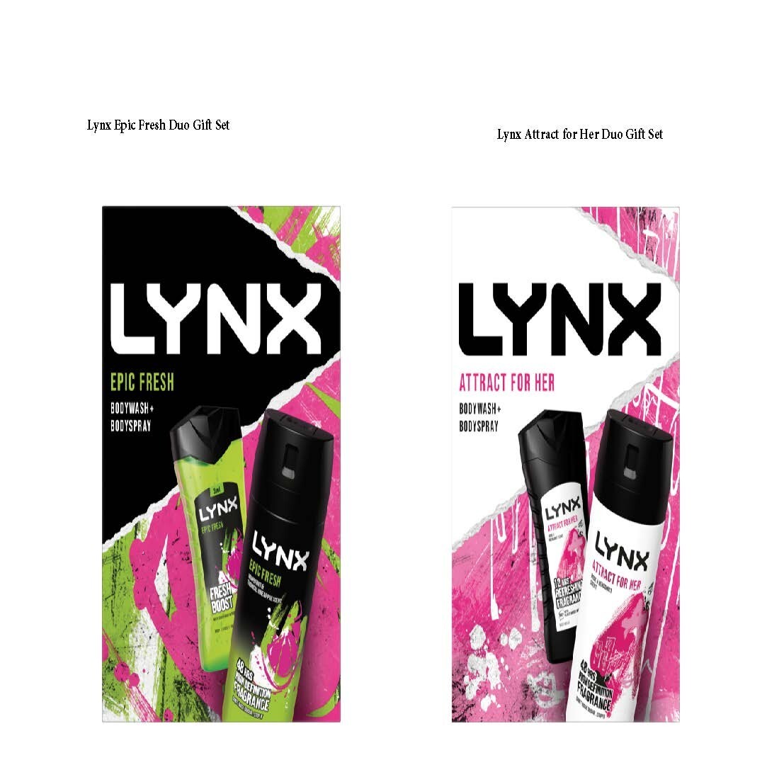 Lynx Africa Lynx Women's Gift Set Lynx Attract For Her Duo