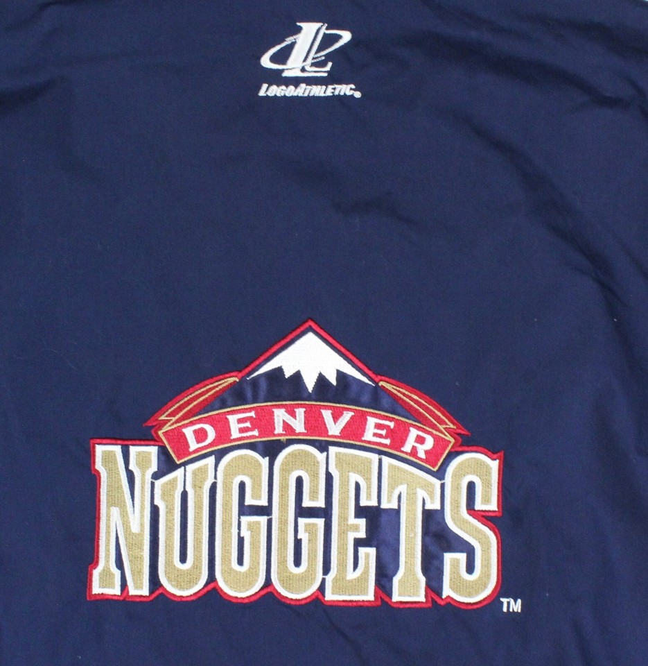 Denver Nuggets Vintage 90's Logo Athletic Full Zip Windbreaker Jacket