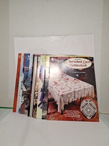 Vintage Crochet Doilies Place Setting Pattern Instruction Book Lot of 12