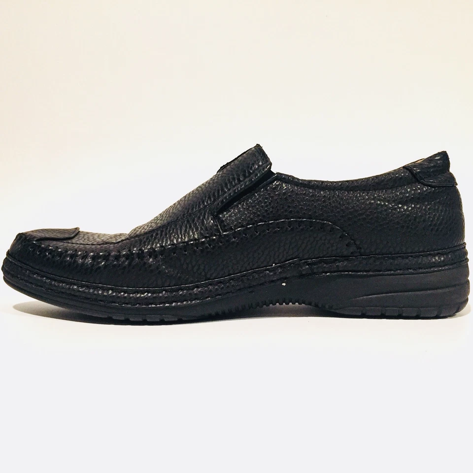 Brixton Watson Black Driving Moccasins Loafers Slip On Shoes Men’s Size 9 M - Image 2 of 4