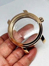 R3 - (1) Size 16S WRISTWATCH Wrist Pocket Watch Display Case - Rose Gold Plated