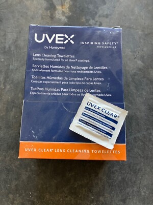 Honeywell Uvex Lens Cleaning Towelettes (100 per pack)