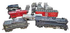 Vintage Marx 999 Train Set With Caboose Tanker Box Coal Car Track Transformer