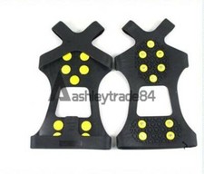 Snow Ice Anti-Slip Silicone Shoes Cover Grippers Spikes Grips Climbing Crampons