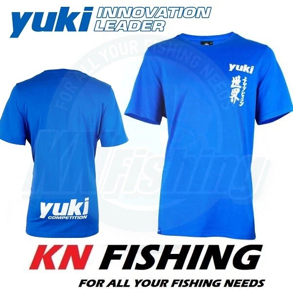 YUKI T-SHIRT INNOVATION EQCYI Short Sleeve T-Shirt Blue Sizes M - XL