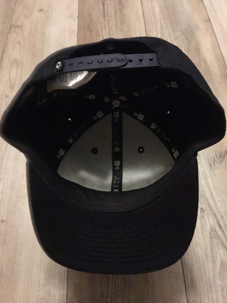 New Era Oakley 9Fifty Snapback Hat Navy with white logo | eBay