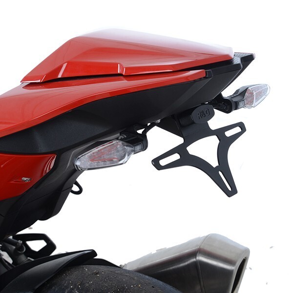 BMW M1000RR 2021-2022 R&G tail tidy number plate holder for standard indicators
