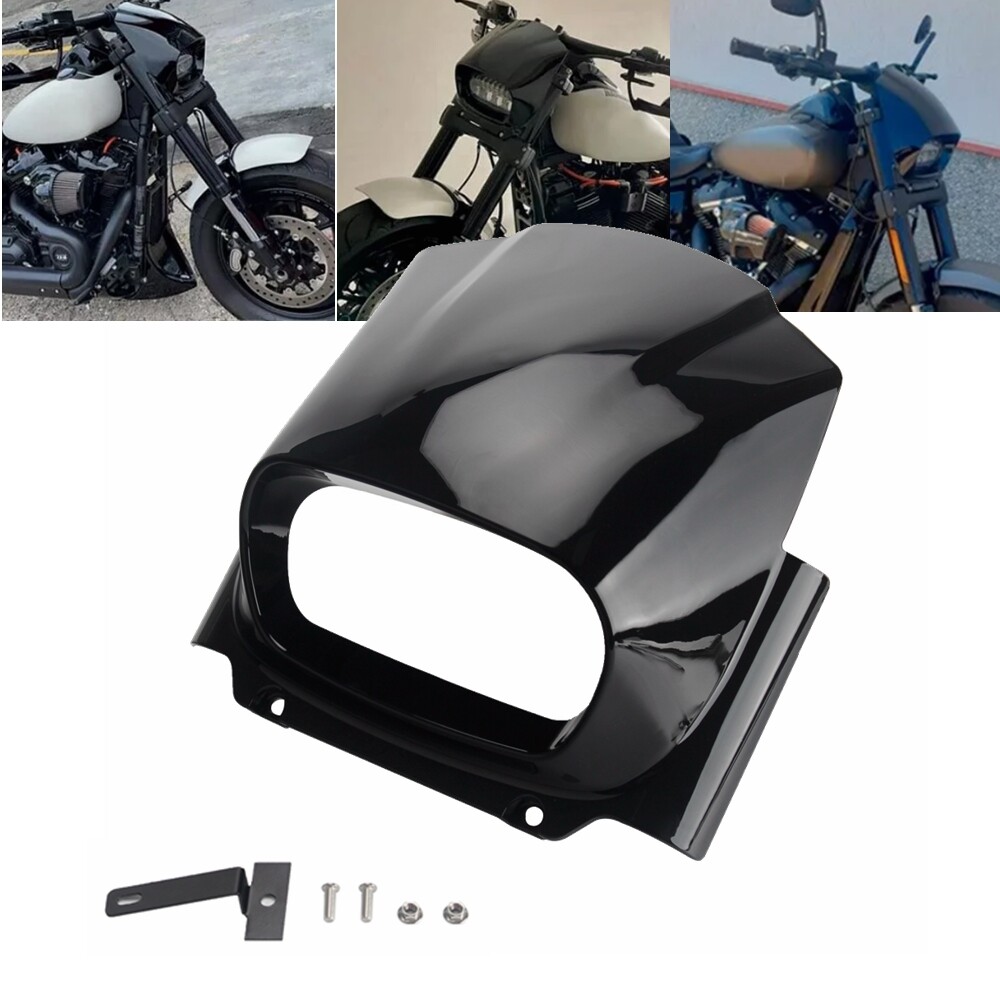 Headlight Fairing Front Cowl Cover For Harley M8 Softail Fat Bob FXFB FXFBS 2018