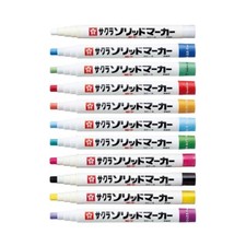 Sakura Solid Marker, Fine Tip, To 200 , 10g, Industrial specifications, Japan