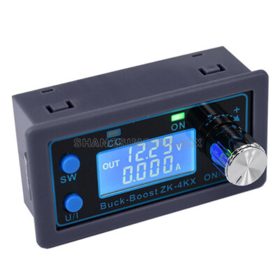 0.5-30V 4A DC-DC Buck Boost Converter Module CC CV Voltage Regulator LCD Display
