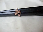 VINTAGE 1970s 3D CROSSOVER CHINESE DRAGON HEADS BLACK ONYX RING SILVER STAMP 925