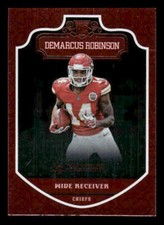 2016 Panini #298 Demarcus Robinson RC Rookie Foil Kansas City Chiefs