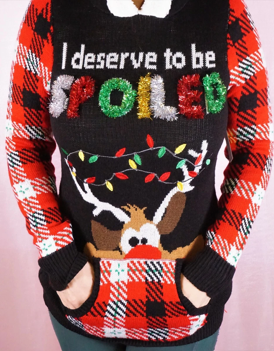 Plaid ugly top christmas sweater