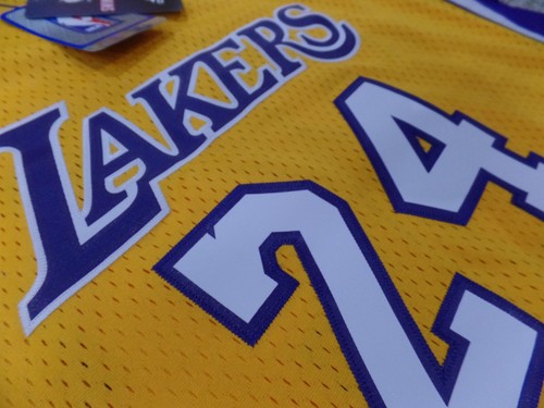 Kobe Bryant Los Angeles Lakers Adidas Gold Swingman Trikot 7993A Neu Etikett - Bild 5 von 7