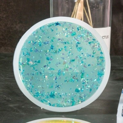 Round Silicone Mold For Resin Epoxy Casting – Coaster Making Craft Mould UK
