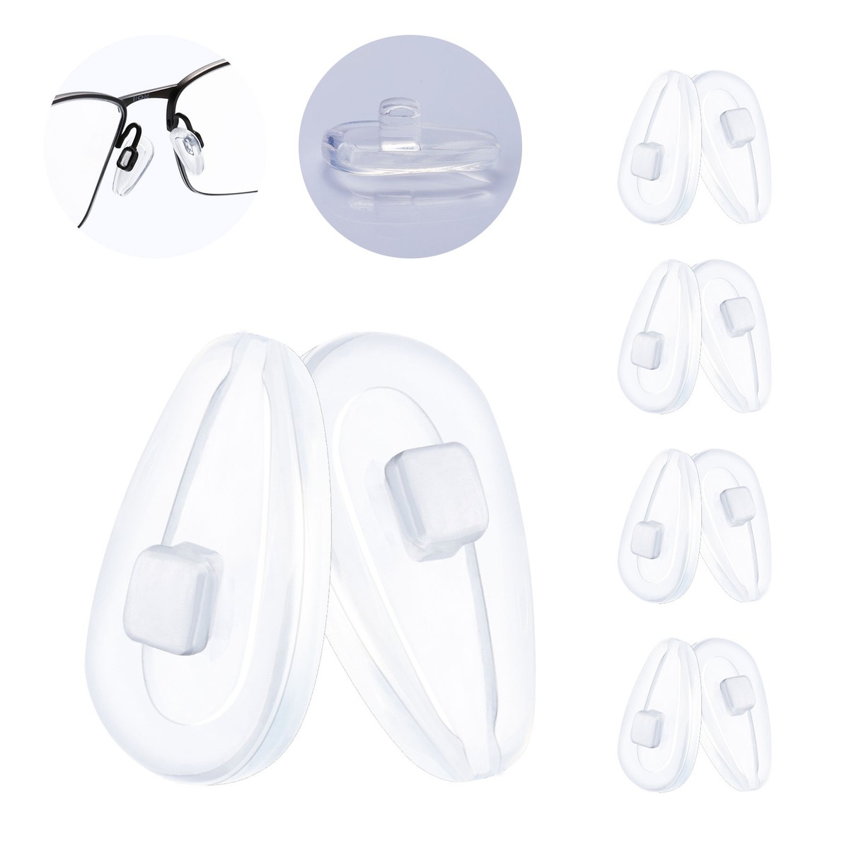 Silicone Replacement Crystal Clear Nose Piece For-Oakley Gasser/ Limit  Switch